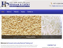 Tablet Screenshot of hussainlucky.com